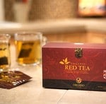 sunn og organisk rød te