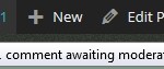 1 usynlig Wordpress kommentar