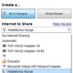 dele VPN med connectify