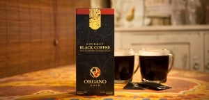 Svart organisk kaffe