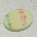 Hvit sjokolade med transfersheets