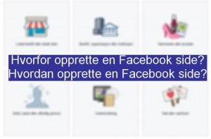 hvordan opprette en facebook side