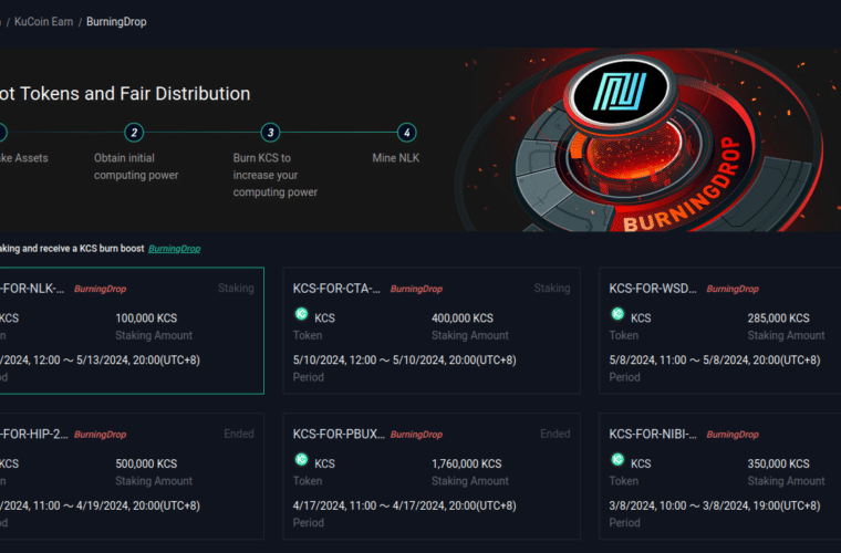 Kucoin Burning Drop
