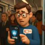 sluker vpn mobil batteriet